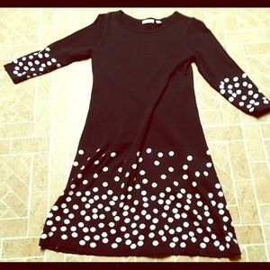 Polka Dot Sweater Dress